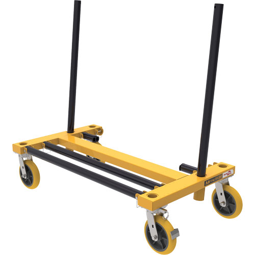 Buildman™ H-Cart Multi-Use Drywall Cart, Capacity, 3000 lbs., Cart Material, Steel, Overall Width, 48-1/4", Overall Height, 27-3/4"