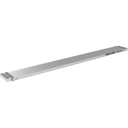 Telescoping Work Plank, Platform Width, 204", Platform Depth, 12", Construction, Knocked Down, Load Capacity, 250 lbs., Telescoping Length, 10' - 17'