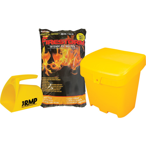 Each, 44 lbs. (20 kg), Container Type, Bag, Melting Point, -32°C (-25°F), 4.24 cu. ft., Container Colour, Yellow, With Hasp
