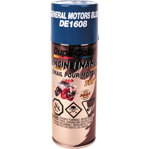 Enamel Engine Paint, Blue, Aerosol Can, 16 oz.