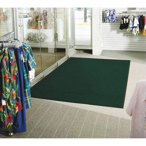 Needle-Rib™ Matting, Width, Length, 4', Type, Wiper/Scraper, Thickness, 5/16", Colour, Green