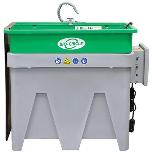 BIO-CIRCLE® Maxi Parts Washer Machine, Capacity, 30 gal., Overall Height, 38", Overall Width, 28.5", Overall Depth, 43"