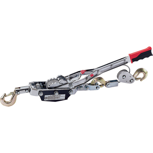 JCPP-400D Super Heavy-Duty Double Pawl Hand Cable Puller, Each, 4409.25 lbs. (2 tons), 3, Cable Length, 10', No. of Pawls