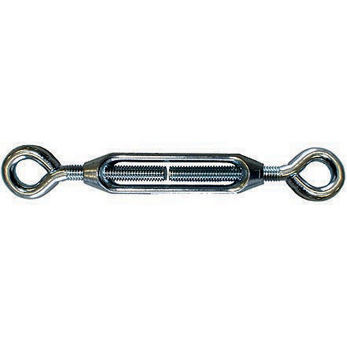 Eye & Eye Turnbuckle, Each, 5/16"-2-3/4", Working Load Limit, 120 lbs., Turnbuckle Type, Eye & Eye, 2-3/8"