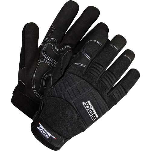 X-Site™ Heavy-Duty Performance Gloves with Padded Palms, Size, X-Large, Cuff Style, Hook & Loop, Palm Material, Synthetic, Colour, Black, Cuff Style, Hook & Loop