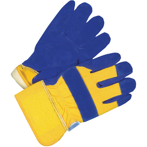 Classic Fitter Gloves, Pair, One Size, Inner Lining, Thinsulate™, Leather Palm Type, Split Cowhide, Cuff Style, Safety, Cuff Material