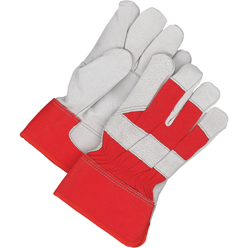 Fitter Gloves, Size, Inner Lining, Thinsulate™, Leather Palm Type, Split Pigskin, Cuff Style, Safety, Cuff Material, Rubberized
