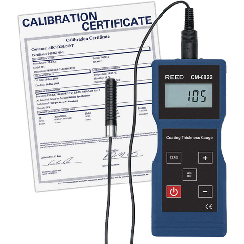 Coating Thickness Gauge, Each, Digital, Measuring Range, 0 to 1000 µm (0 - 40 mil), Digital, Sampling Time, 1 Second