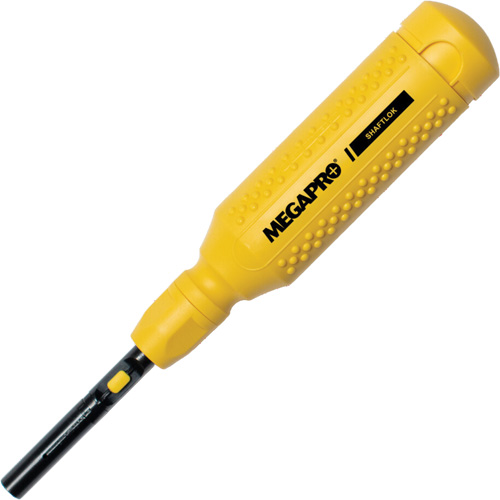 Original SHAFTLOK™ 15-in-1 Multi-Bit Screwdriver, Handle Type, Textured, Overall Length, 8-37/50", Includes, Phillips 0-3; Phillips 1-2; Torx 10-15; Torx 20-25; Square 0-3; Square 1-2; Flat 4-6; 1/4" Hex Shaft, Manufacturer's Warranty, Lifetime