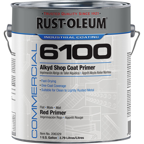 6100 System Shop Coat Primer, Red, Gallon