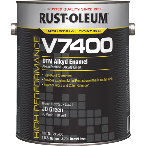 V7400 System 340 VOC DTM Alkyd Enamel, Green, Gallon