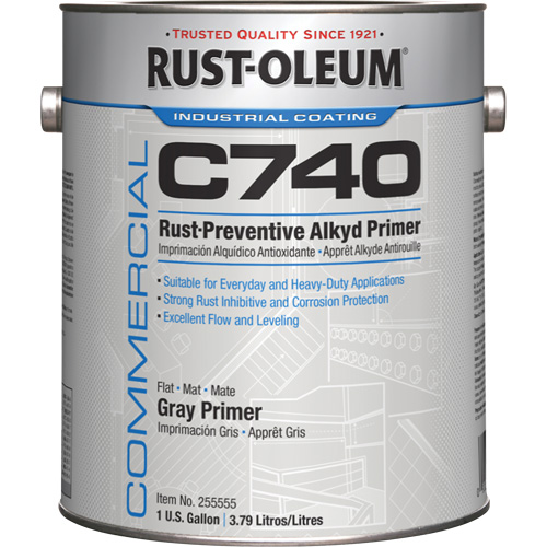 C740 System 400 VOC DTM Alkyd Enamel, Grey, Gallon