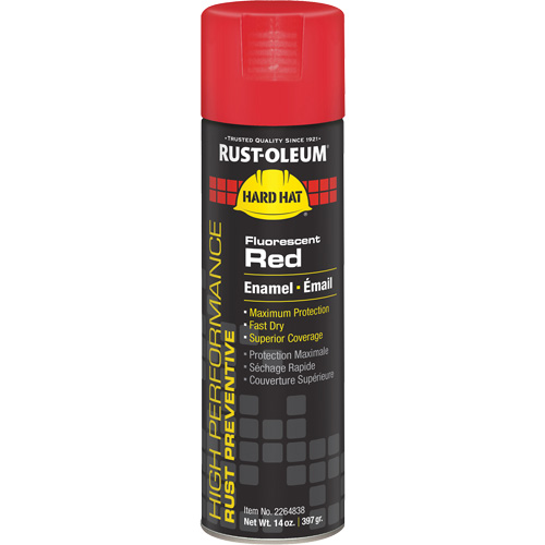 V2100 System Enamel Spray Paint, Red, Aerosol Can