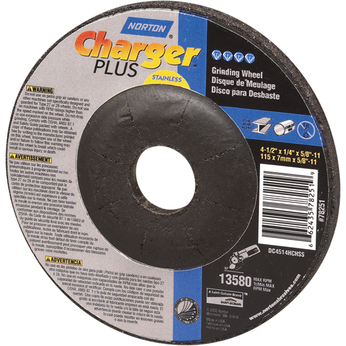 Vitrified Toolroom Wheels - Norton 38A Wheels, Each, 8", Thickness, 3/4", Arbor Size, 1-1/4", Grit, 46, Max. RPM, I, Bond, VBE