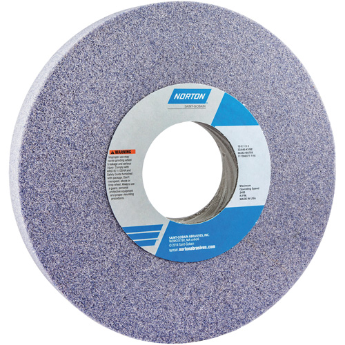 Tool Room Wheel, Each, 10", Thickness, 1", Arbor Size, 3", Grit, 46, Max. RPM