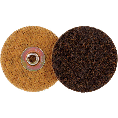 Standard Abrasives™ Quick Change TS Surface Conditioning RC Disc, Diameter, 2", Grit, Coarse, Arbor Size, None, Abrasive Material, Aluminum Oxide, Colour, Brown, Max. Speed, 20000 RPM