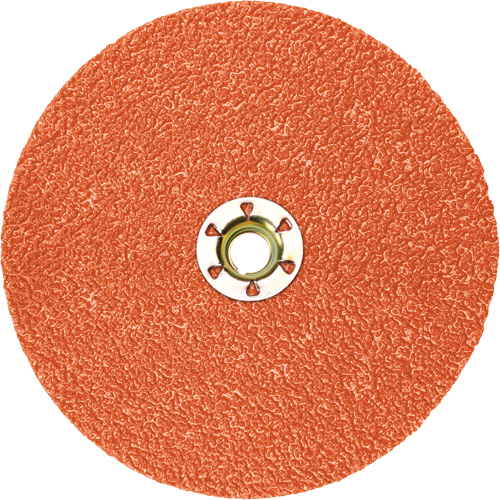 Quick-Change Fibre Disc, Each, 120, Diameter, 7", Abrasive Material, Ceramic Grain, 8600 RPM, Attachment Type, TN