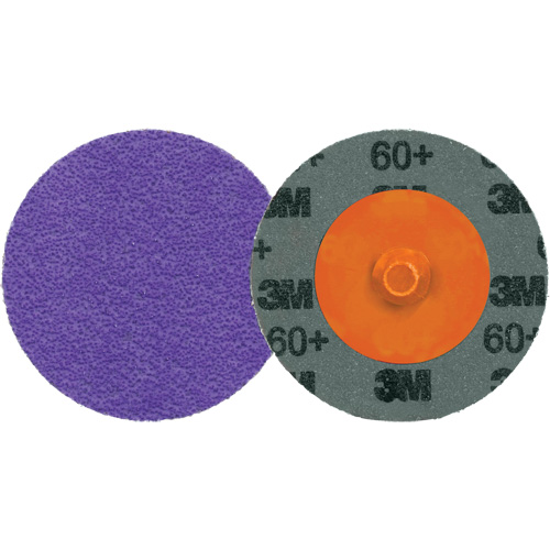 Cubitron™ 3 Roloc™ Durable Edge Disc 1184F, Diameter, 2", Mount, TR, Grit, 60+, Abrasive Material, Ceramic, Backing Material, Polyester Cloth, Backing Weight, YF Weight