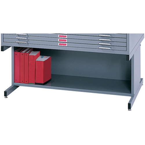 High Base for Steel Plan File Cabinet, Colour, Grey, Description, High Base for OB148 and OA186, 10 Drawer cabinets