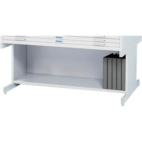 High Base for Steel Plan File Cabinet, Colour, White, Description, High Base for OB147, OB148, OA186, OB149 and 10 Drawer cabinets