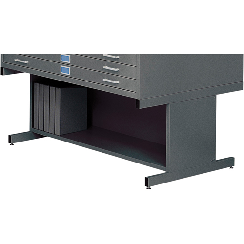 High Base for Steel Plan File Cabinet, Colour, Black, Description, High Base for OB150, OB151, OA220 and OB152 Cabinets