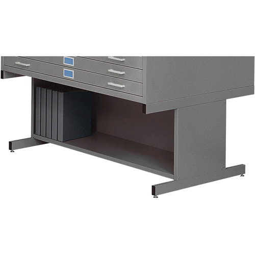 High Base for Steel Plan File Cabinet, Colour, Grey, Description, High base for OB151 and OA220 Cabinets