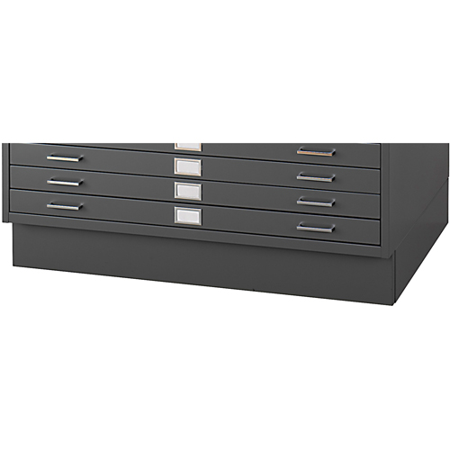 Closed Base for Steel Plan File Cabinet, Each, Black, Description, Closed Base for OB147, OB148, OA186, OB149 and 10 Drawer cabinets, Dimensions