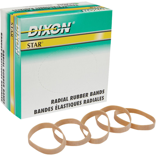 Rubber Bands, Length, 2-1/2", Width, 1/4", Weight, 1/4 lb. box