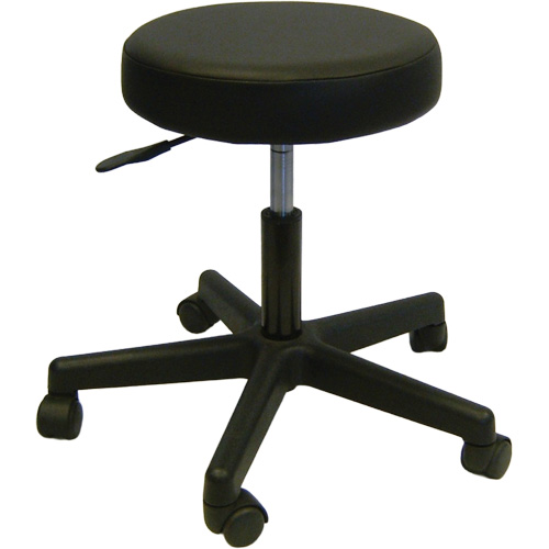 900 Series Task Stool, Each, Black, Seat Material, Fabric, Weight Capacity, 250 lbs., Overall Height, 16" - 22", Overall Width