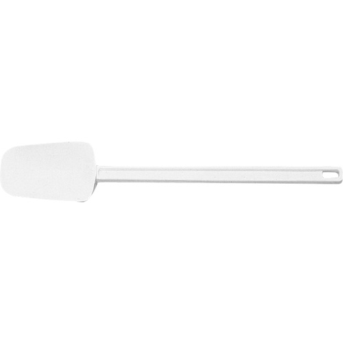 Spatula Spoon, Each, Plastic, Type, Spoonula, White, Length, 9-1/2"