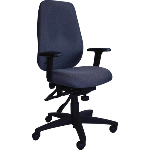 Cierra™ Petite Series Ergonomic Chairs, Each, Grey, Material, Fabric, Weight Capacity, 300 lbs., Overall Height, 47-3/4", Overall Width, 17" W x 18" D, Overall Dimensions, 18" L x 17" W x 24" H, Backrest