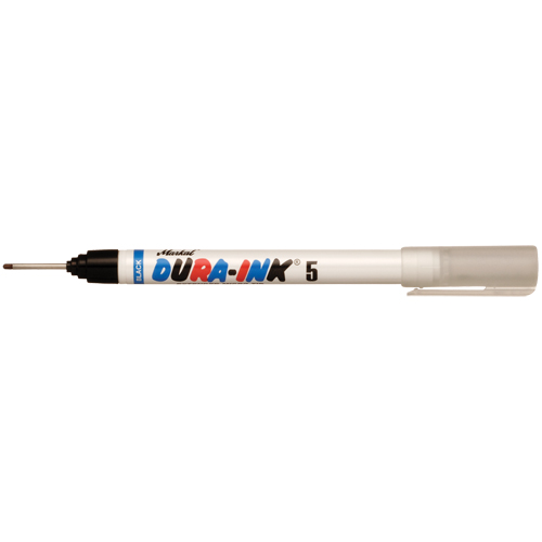 Dura-Ink® #5 Permanent Marker, Colour, Black, Tip Type, Micro Tip, Mark Size, 1/32" (1 mm)