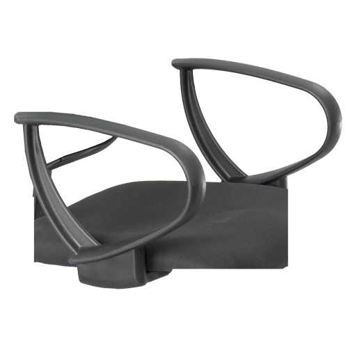 Vue™ Loop Arms, Each, Black, Material, Nylon, Overall Depth