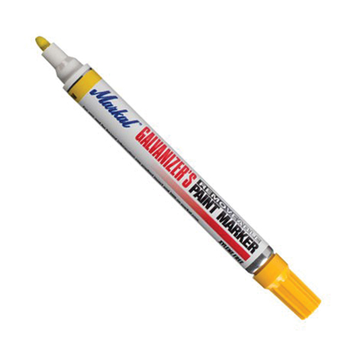 Removable Paint Marker, Colour, Yellow, Marker Type, Liquid, Marking Range, -20°F to 130°F (-29°C to 55°C)
