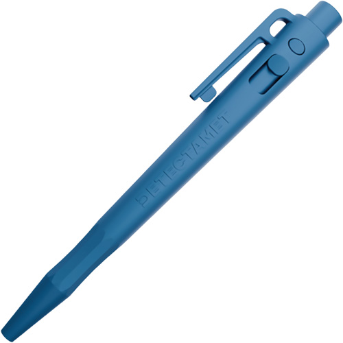 Detectamet™ Metal Detectable & X-Ray Visible HD Pen, Each, Blue, Grip, Non Rubberized, Style, Retractable