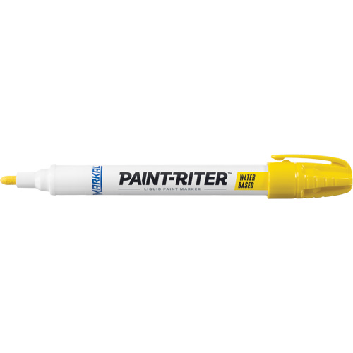 Paint-Riter™ Water-Based Paint Marker, Colour, Yellow, Marker Type, Liquid, Marking Temperature Range, 40°F - 150°F (4°C - 66°C), Tip Size, 4.5 mm