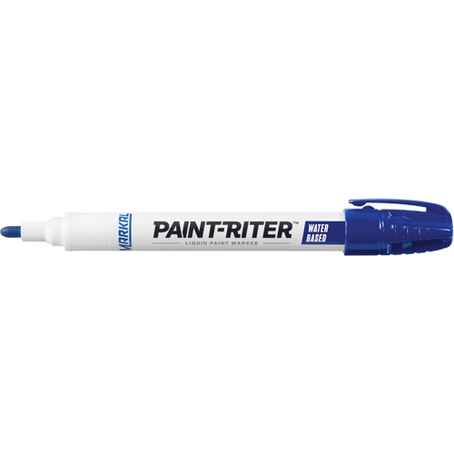 Paint-Riter™ Water-Based Paint Marker, Colour, Blue, Marker Type, Liquid, Marking Temperature Range, 40°F - 150°F (4°C - 66°C), Tip Size, 4.5 mm