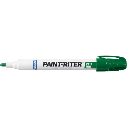 Paint-Riter™ Water-Based Paint Marker, Colour, Green, Marker Type, Liquid, Marking Temperature Range, 40°F - 150°F (4°C - 66°C), Tip Size, 4.5 mm