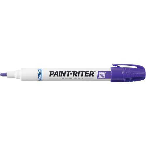 Paint-Riter™ Water-Based Paint Marker, Colour, Purple, Marker Type, Liquid, Marking Temperature Range, 40°F - 150°F (4°C - 66°C), Tip Size, 4.5 mm