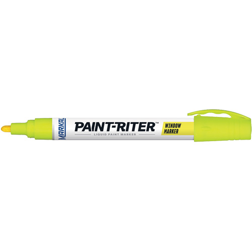 Paint-Riter™ Window Marker, Colour, Yellow, Marker Type, Liquid