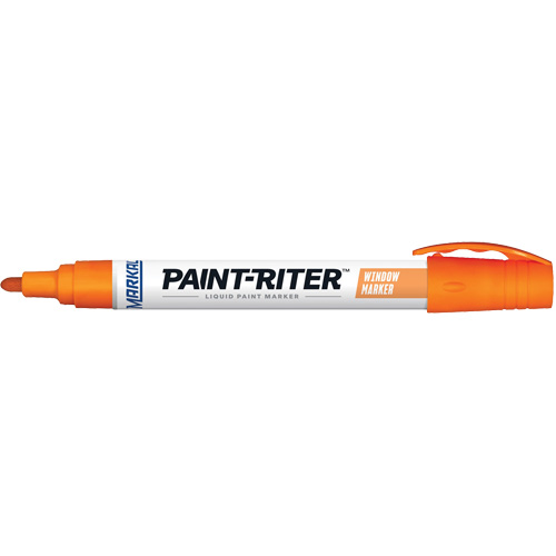 Paint-Riter™ Window Marker, Colour, Orange, Marker Type, Liquid
