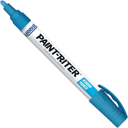 Paint-Riter™ Window Marker, Colour, Blue, Marker Type, Liquid