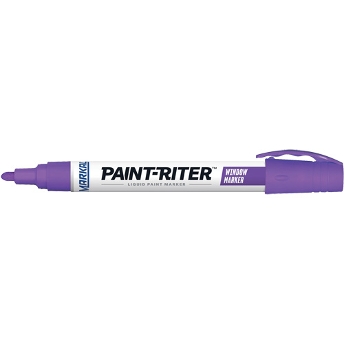 Paint-Riter™ Window Marker, Colour, Purple, Marker Type, Liquid