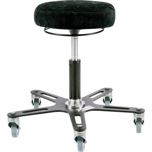 Colour, Black, Fabric, Weight Capacity, 280 lbs., Overall Height, 22-1/2", Overall Width, 23", Overall Length, 17-1/2" - 22-1/2", Seat Depth, 16"