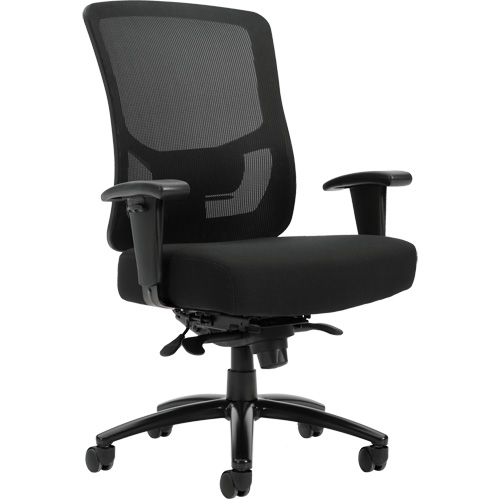 Colour, Black, Mesh, Weight Capacity, 400 lbs., Overall Height, 43-1/2", Overall Width, 29", Overall Depth