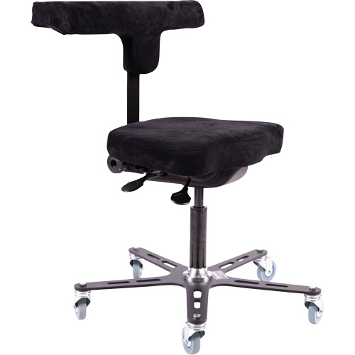 Colour, Black, Fabric, Weight Capacity, 280 lbs., Overall Width, 19-3/4", Overall Length, 16", Lifetime warranty on the chair frame and gas struts, 10 years on the mechanism, foam and fabrics, and 1 year on the wheels and glides, Standard(s) Met, ISO 15025:2016 (ISO 11611:2024: protective clothing for welding)| ASTM D6413 (NFPA 2112-2023: protection against flash fires)
