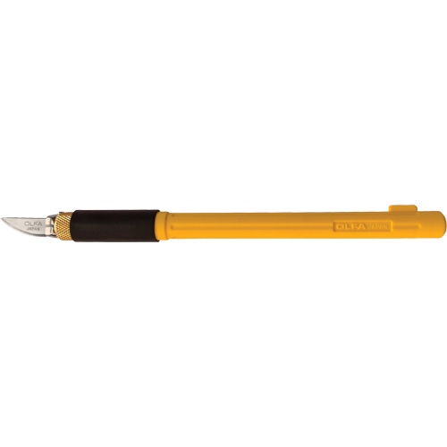 AK-4 Cushion Grip Art Knife, Each, (1) Handle; (2) Precision KB4-S Blades; (1) Chisel KB4-F Blade; (1) Curved Carving Blade KB4-R, Manufacturer's Warranty, Limited Lifetime