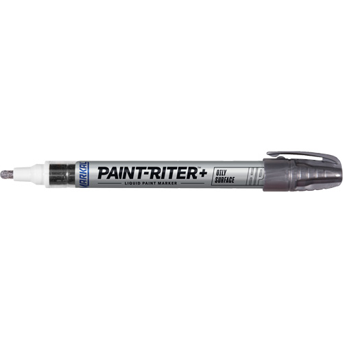 Paint-Riter® + Oily Surface Marker, Each, Silver, Marker Type, Liquid