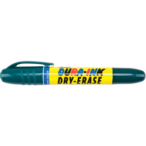 Dura-Ink® Dry Erase Ink Markers, Each, Green, Tip Type, Bullet
