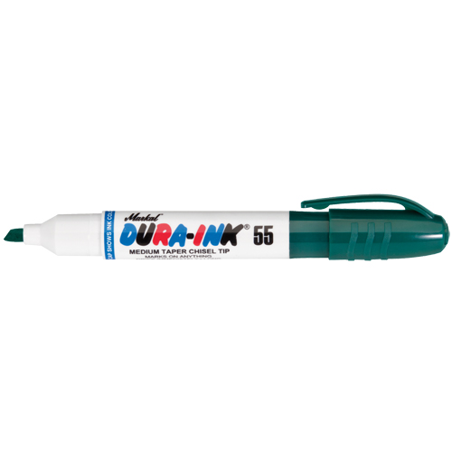 Dura-Ink® 55 Marker, Each, Green, Tip Type, Chisel, 1/16" or 3/16"